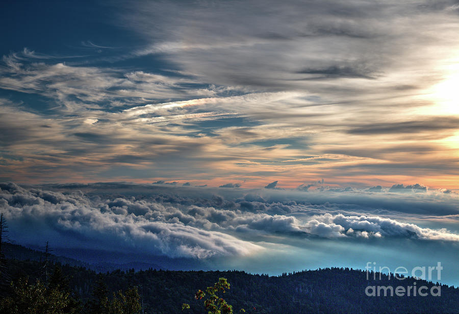 Clouds Over the Smokies Photograph by Douglas Stucky