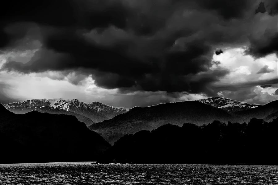 Clouds over Ulswater Lake District Photograph by David French