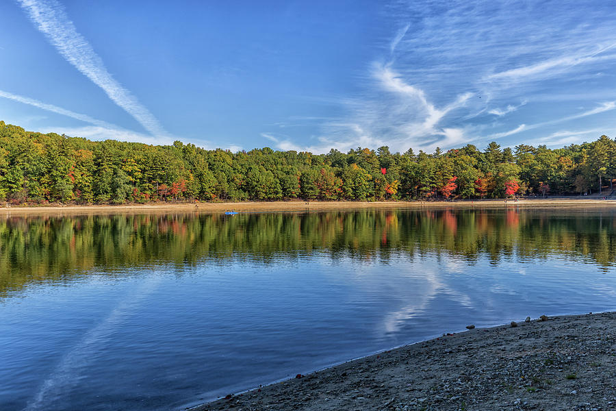 Clouds Over Walden Pond Photograph