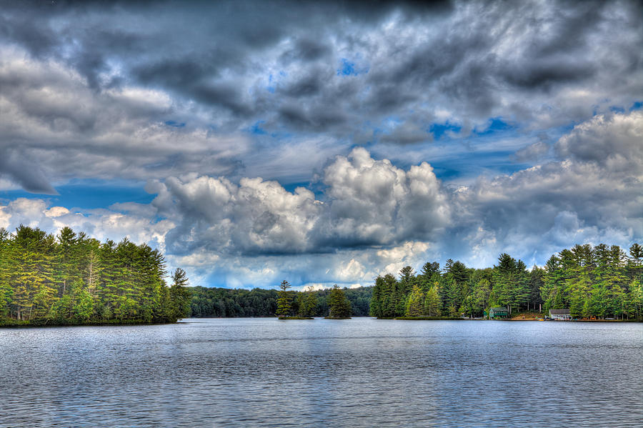 Clouds Over White Lake Photograph by David Patterson