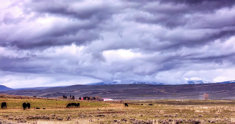 Clouds Over Wyoming Photograph by Mountain Dreams