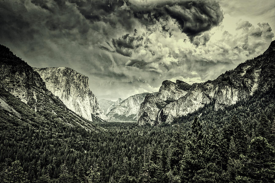 Clouds Over Yosemite Photograph by Mountain Dreams
