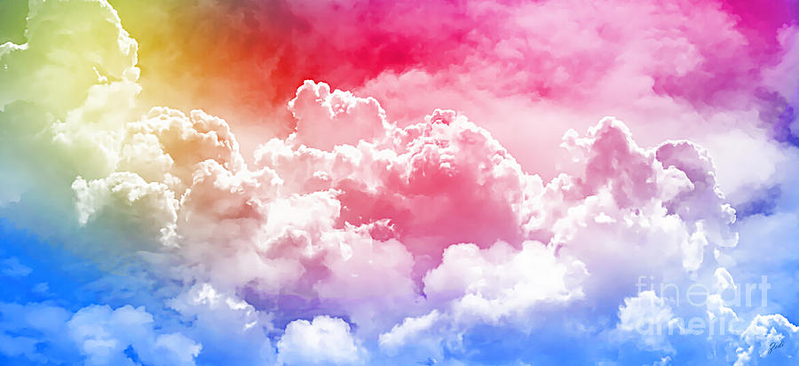 Clouds Rainbow - Nuvole Arcobaleno Photograph by - Zedi -
