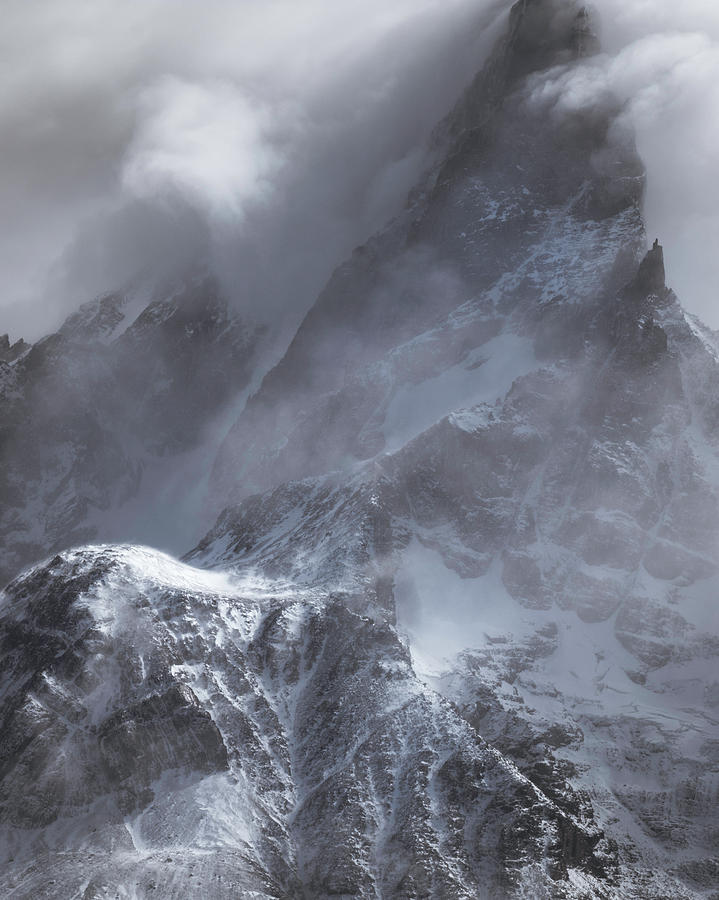 South America Photograph - Clouds rolling over the tops of the mountain in Torres del Paine, Chile by Dalibor Hanzal South America Photograph - Clouds rolling over the tops of the mountain in Torres del Paine, Chile by Dalibor Hanzal