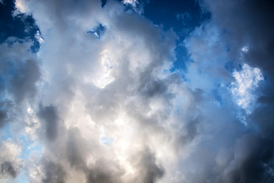 Clouds Stratocumulus Blue Sky Painted 16 Photograph by Rich Franco