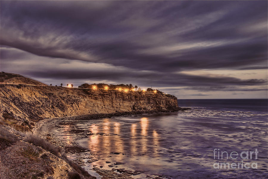 Los Angeles Photograph - Clouds Sweeping Over Point Fermin by Nick Carlson