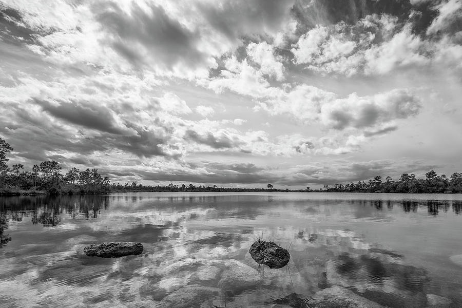 Clouds Touching the Water Photograph by Jon Glaser