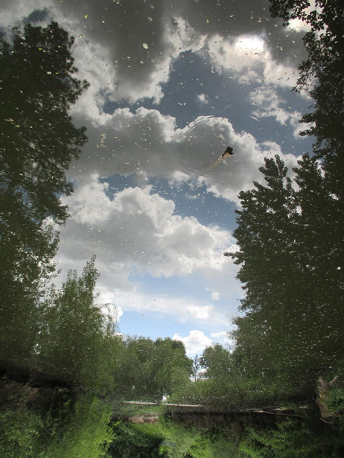 Clouds turned right side up Photograph by Marie Neder
