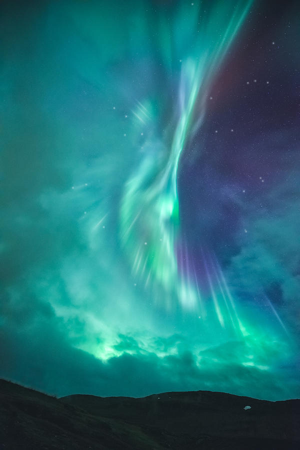 Clouds Photograph - Clouds vs Aurorae by Tor-Ivar Naess