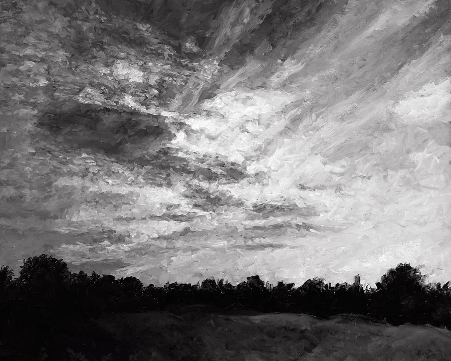 Cloudscape Painting - Cloudscape 6 by Christian Klute Cloudscape Painting - Cloudscape 6 by Christian Klute