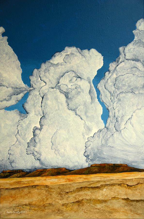 Mountain Painting - Cloudscape A by Kerry Beverly