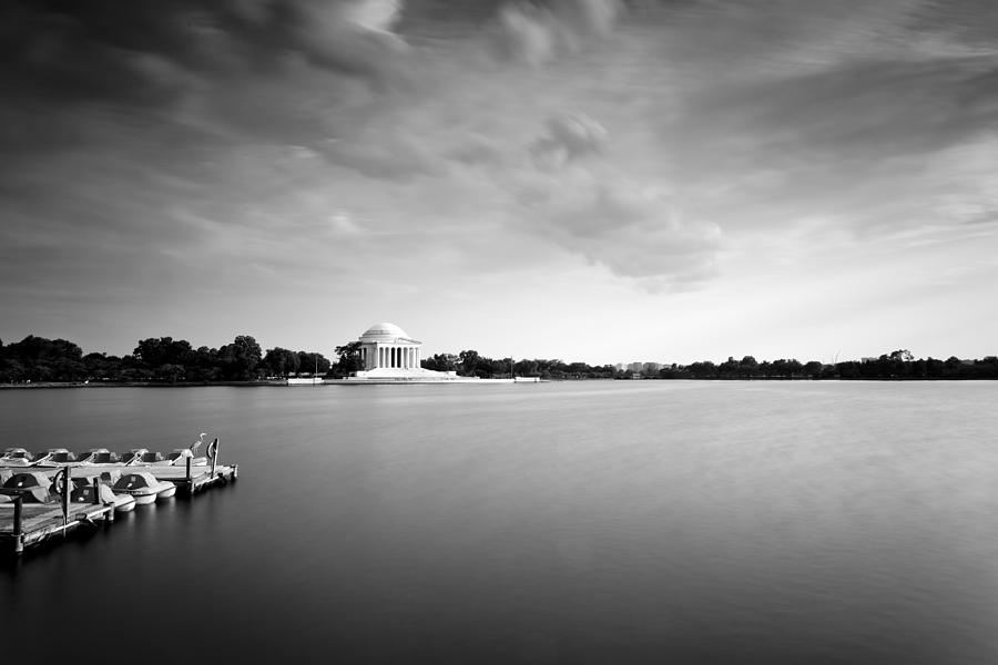 cloudscape and the Tidal Basin Photograph by Edward Kreis
