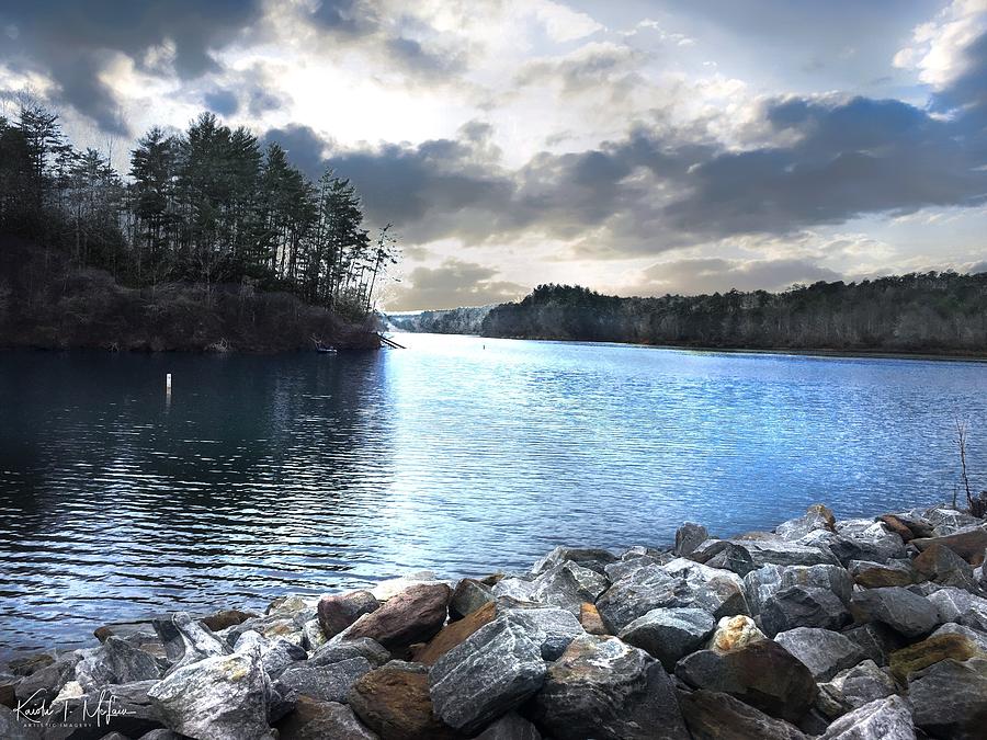 Cloudy Afternoon At W Kerr Scott Dam And Reservoir Photograph By Terry ...