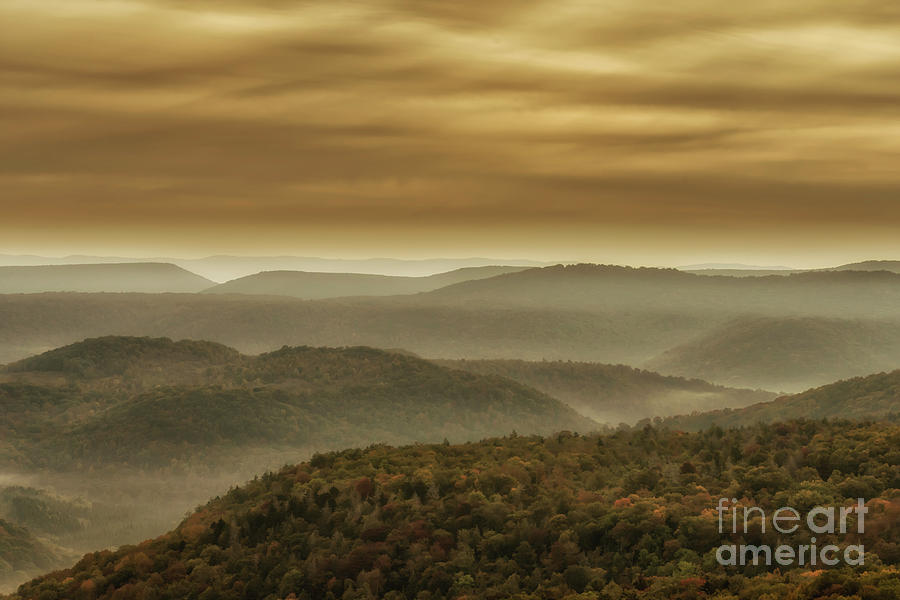 Cloudy Appalachian Morning Photograph by Thomas R Fletcher