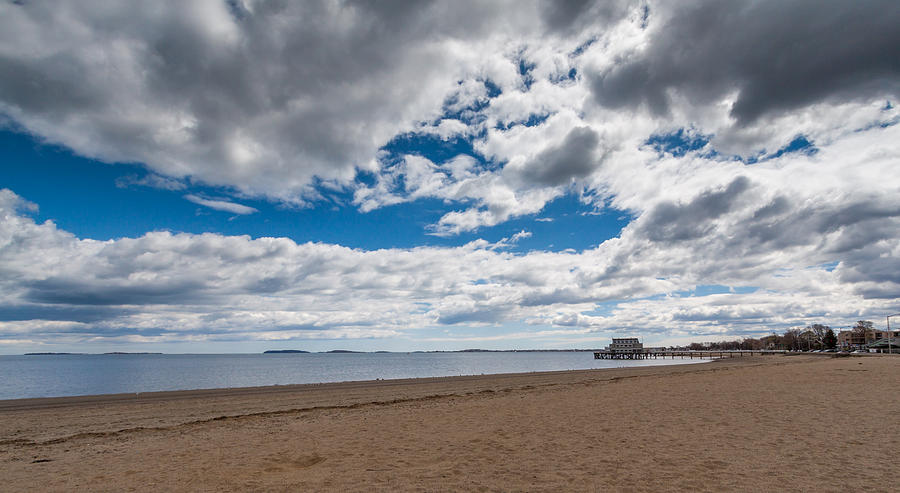 Cloudy Beach Day Photograph by Brian MacLean