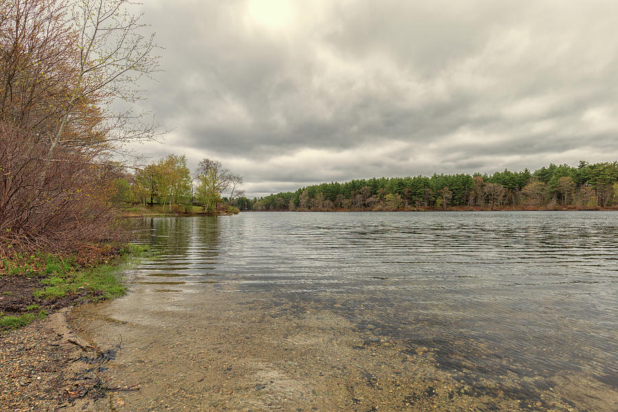 Cloudy Day At Houghtons Pond Photograph by Brian MacLean