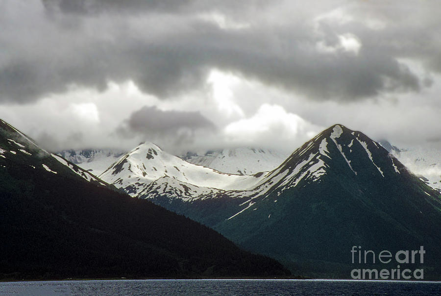 Cloudy Day at Turnagain Arm Photograph by Bob Phillips
