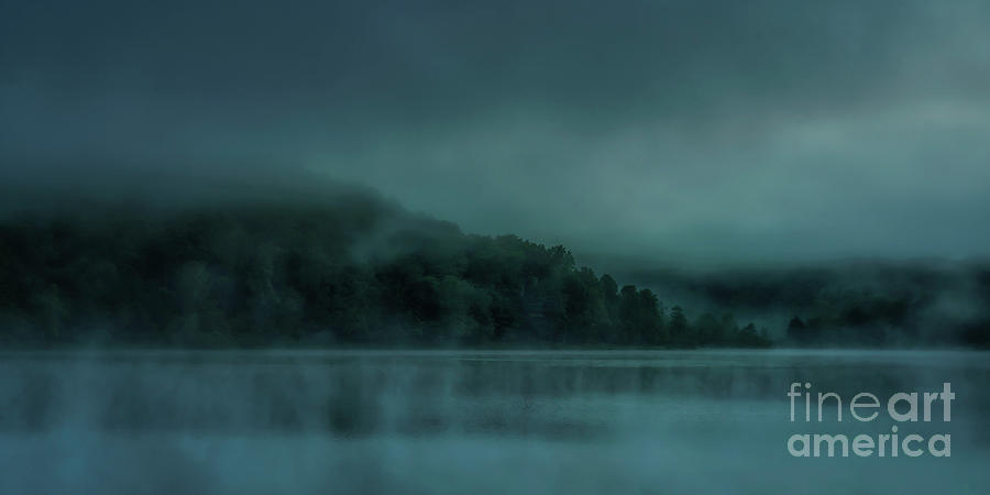 Cloudy Daybreak at the Lake Photograph by Thomas R Fletcher