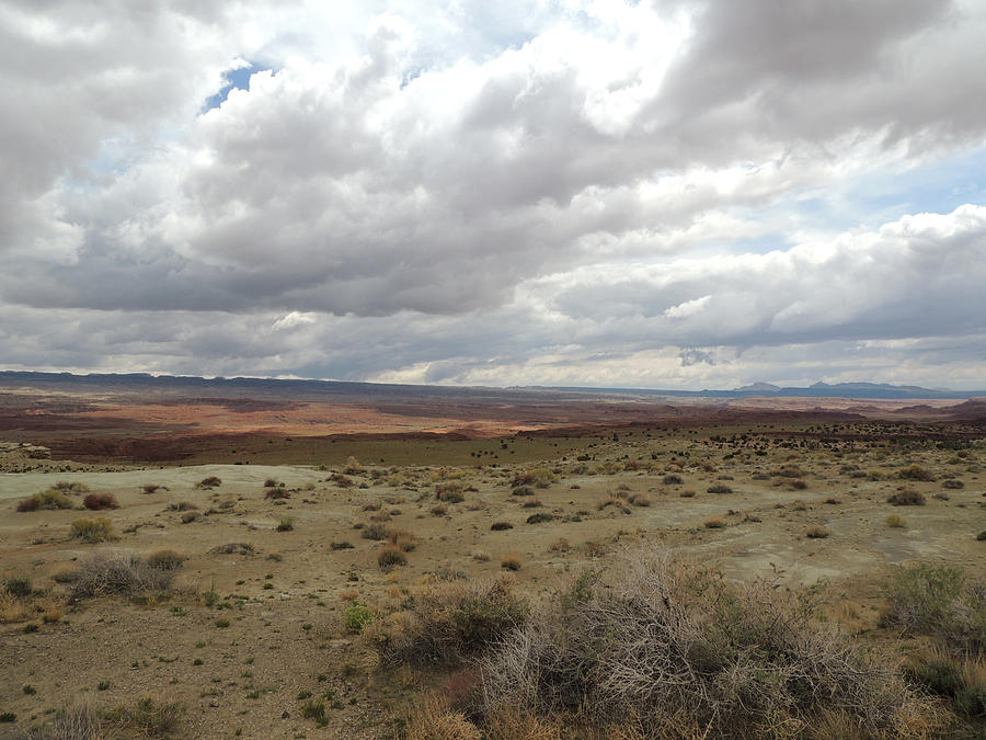 Cloudy Desert Study Photograph by Andrew Chambers