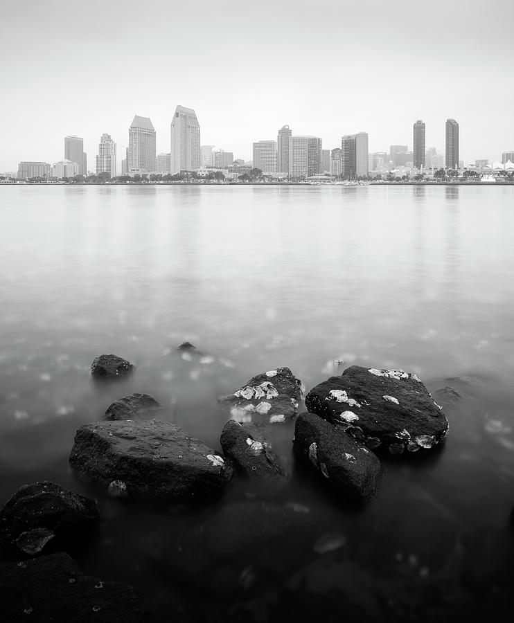 San Diego Photograph - Cloudy Downtown San Diego by William Dunigan
