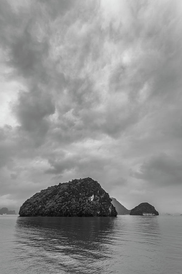 Cloudy Ha Long Bay Photograph by Hitendra SINKAR