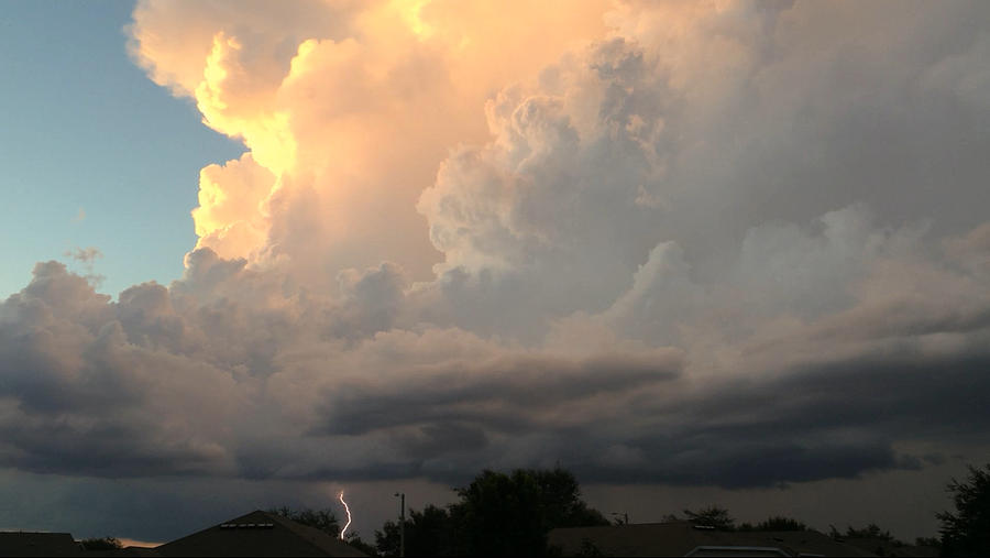Florida Photograph - Cloudy lightning by John Boyd