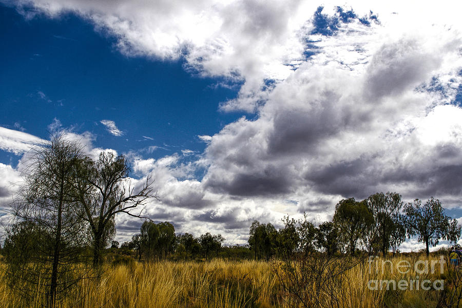 Cloudy Outback Photograph by Rick Bragan
