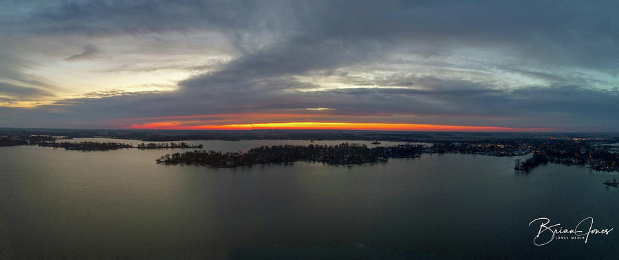 Cloudy Sunrise Photograph by Brian Jones