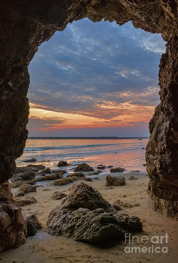 Cloudy Sunset at Low Tide Photograph by Eddie Yerkish