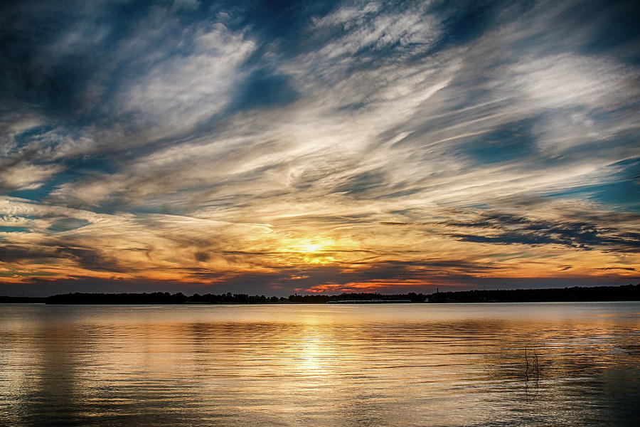 Cloudy Sunset Photograph by Doug Long