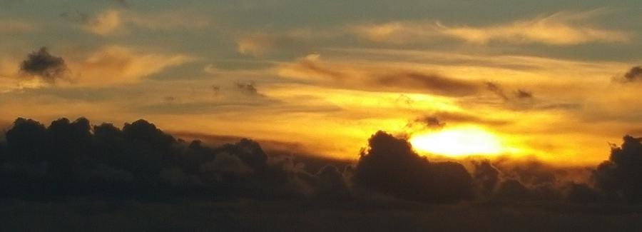 Cloudy Sunset Photograph by John Topman