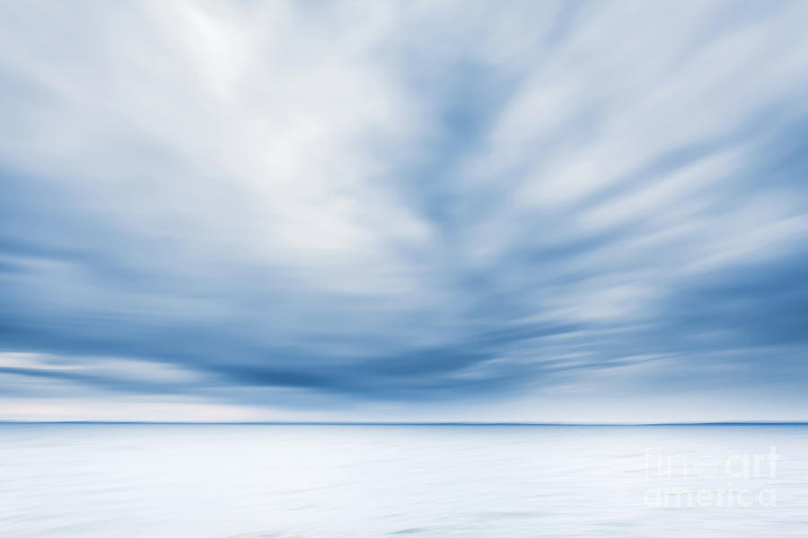 Abstract Photograph - Cloudy with a Chance by Lisa McStamp