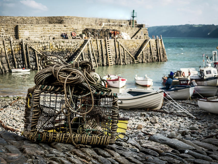 Clovelly Crab Trap Photograph by Nick Bywater