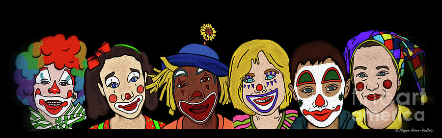 Clown Alley by Megan Dirsa-DuBois Digital Art by Megan Dirsa-DuBois