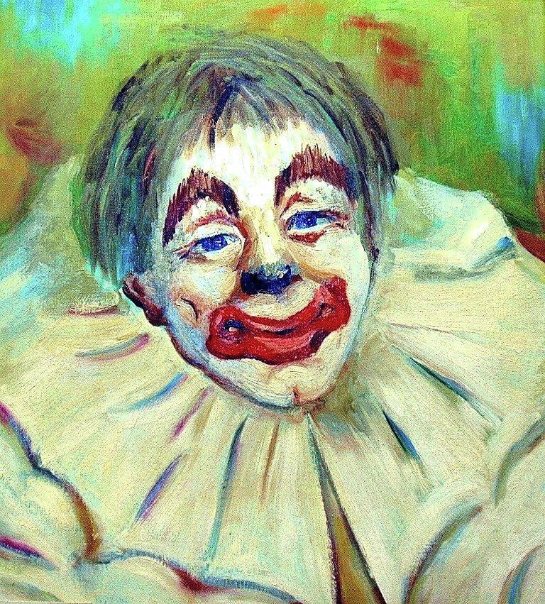 Clown by Mary Krupa Painting by Bernadette Krupa