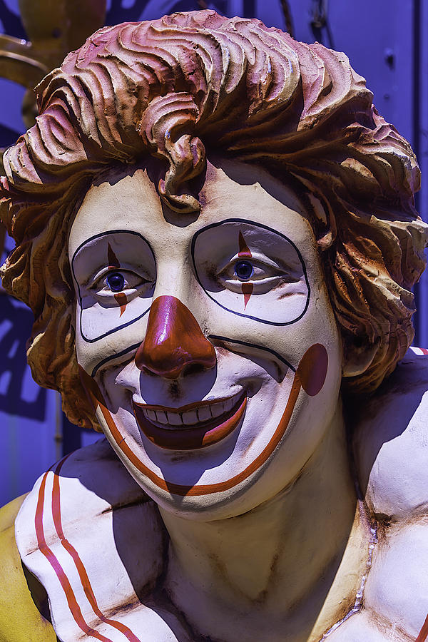 Clown Face Photograph by Garry Gay