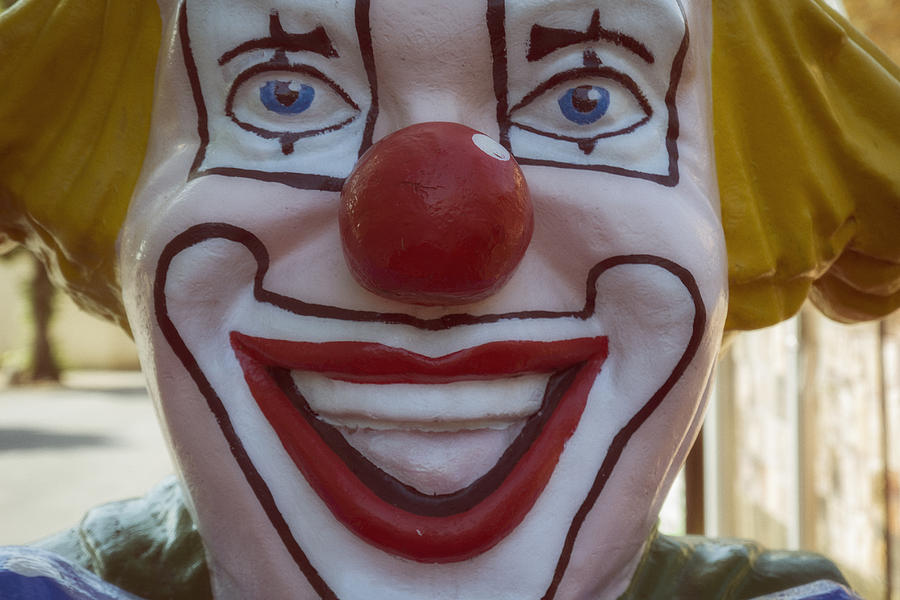 Batman Movie Photograph - Clown Face by Georgia Clare