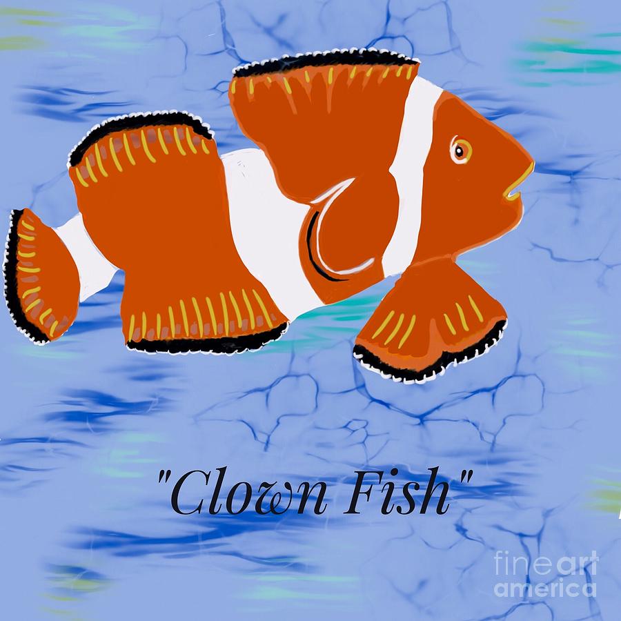 Clown Fish Illustration Photograph by Susan Garren
