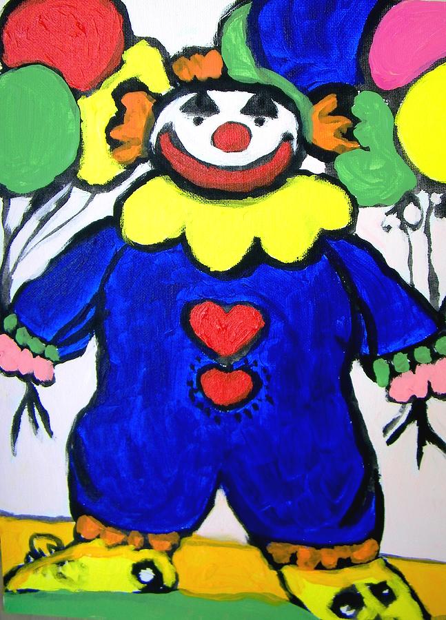 Clown for Jack Painting by Judith Redman - Fine Art America