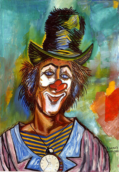 Clown Painting by Francois Benoit - Fine Art America