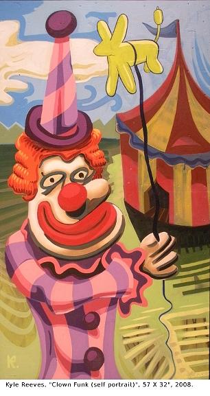 Clown Funk Painting by Kyle Reeves - Fine Art America