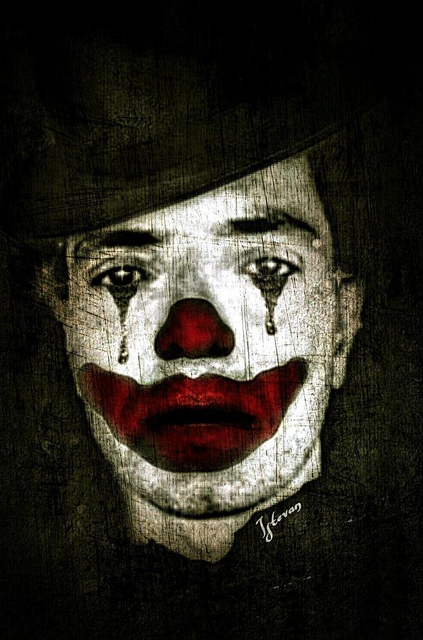 Clown Digital Art by Istevan Bernardini