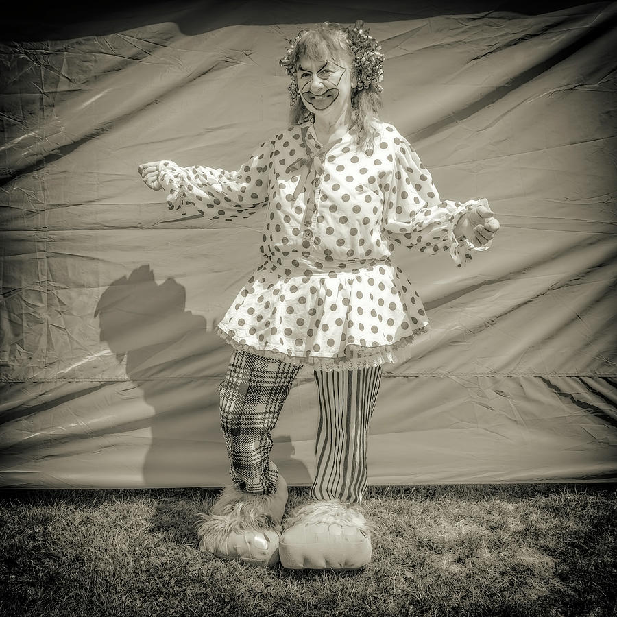 Clown Photograph by Jerry Golab