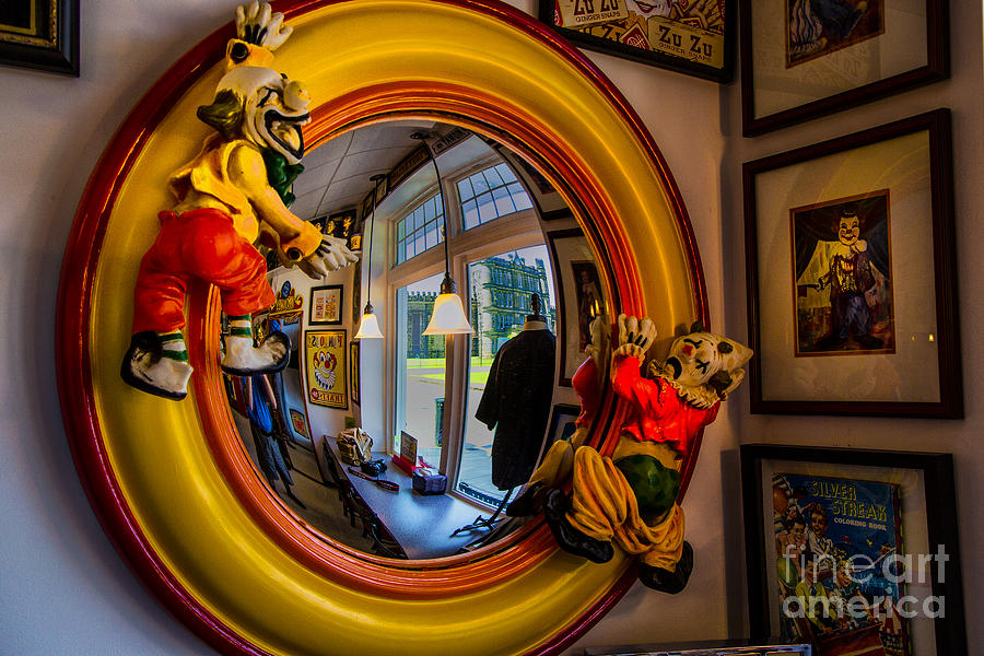 Clown Mirror Photograph by Rick Bragan