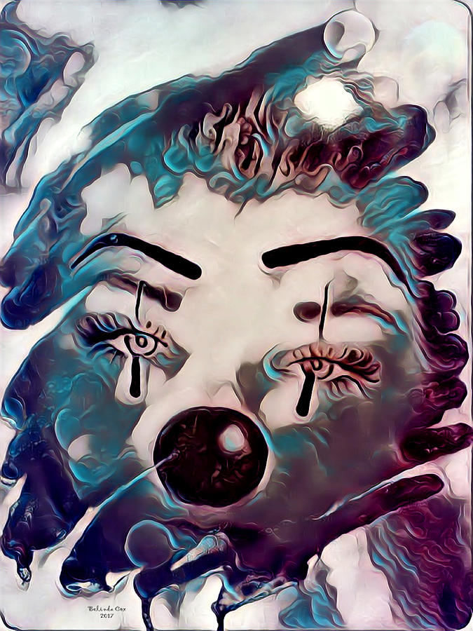 Clown Twin Memories 1 Digital Art by Artful Oasis