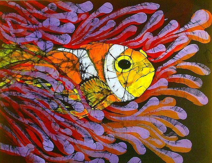 Clownfish I  Tapestry - Textile by Kay Shaffer