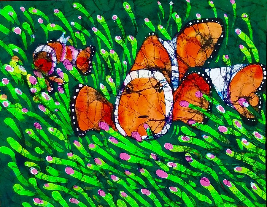 Clownfish II Tapestry - Textile by Kay Shaffer