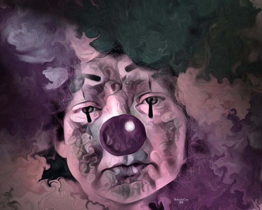 Clowning Around Digital Art by Artful Oasis
