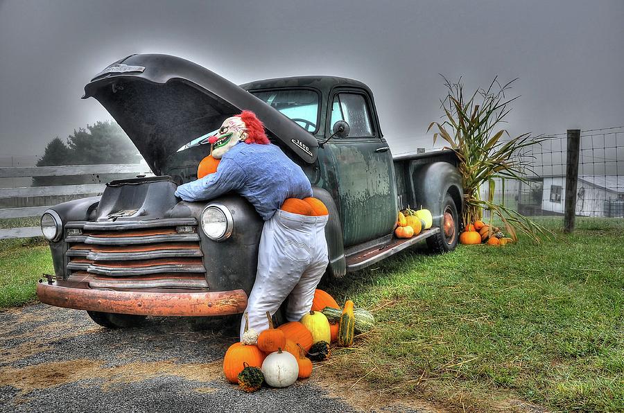 Halloween Photograph - Clowning Around by Todd Hostetter