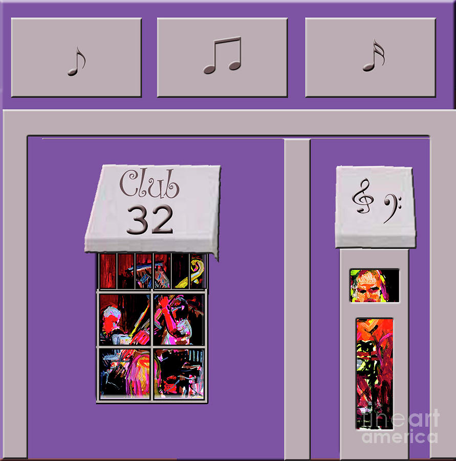 Club 32 Painting by Candace Lovely